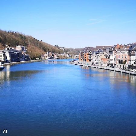Vue Sur Meuse Avec Jacuzzi Et Sauna Exterieur. Yvoir Exterior photo